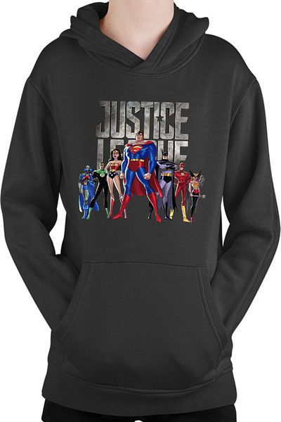 OEM Kids Hoodie Superman Justice League Wonder Woman Batman Captain