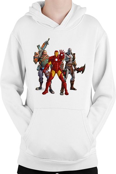 OEM Hanorac Copii Ironman God of War Kratos Axe Fortnite