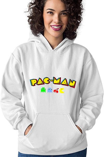 OEM Women's Hoodie Pac Man Single Game Cherry Abilities Puzzle Eat
