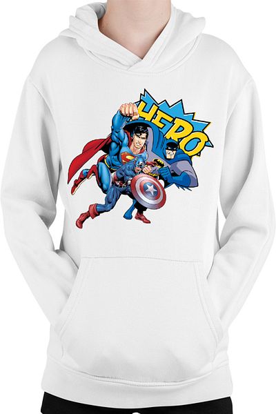 OEM Hanorac Copii Batman Superman Captain America Save Earth