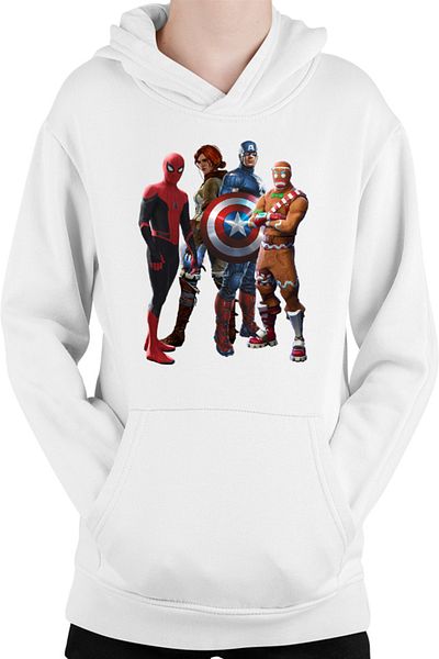 OEM Witcher Spiderman Captain America Skin Battle Royale Kids Hoodie