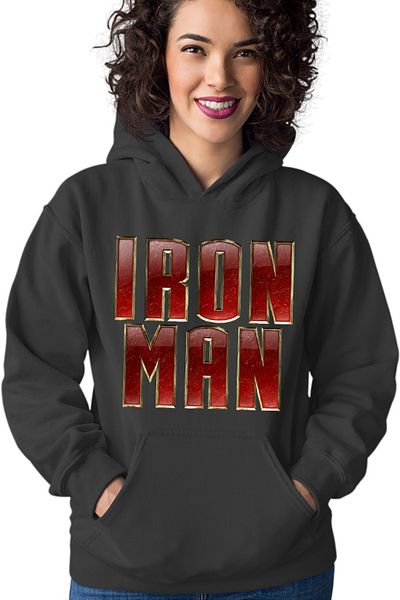 OEM Hanorac Femei Ironman Logo Metal Comics Cartoons American