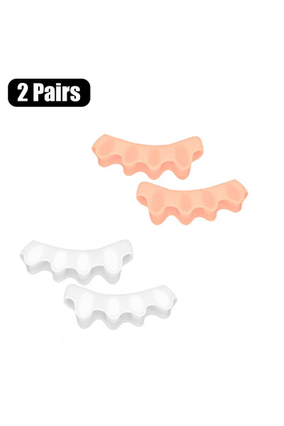 Choice9 زوجان من فواصل أصابع القدم الموصى بها من قبل الأطباء لعلاج آلام القدم...