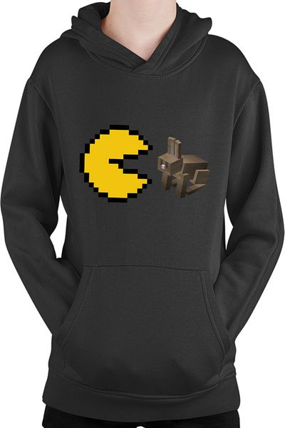 OEM Hanorac Copii Pac Man Minecraft Rabbit Pixel Game Simple Japan