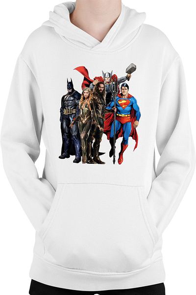 OEM Kids Hoodie Aquaman Superman Batman Thor Superheroes Marvel