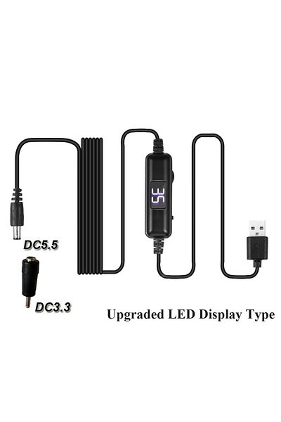Choice LED Display-3.5 LED Display Electric Nail Drill Power Cord USB Charger Power Line For Nail Drill Ma