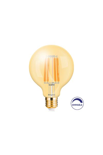 Braytron Decorative LED Filament Bulb 6W DIM G95 2200K E27