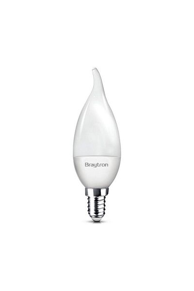 Braytron Bec LED 5W E14 C37T 6500K 400LM Flacără