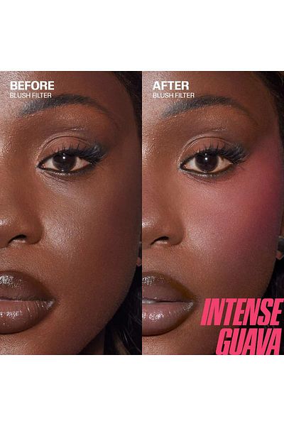 Beauty بلاشر كريمي أحمر خدود سائل من هدى بيوتي-intense Guava