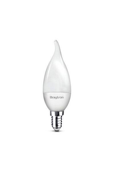 Braytron Bec LED cu filament Opal 4W C35T 440LM 6500K E14