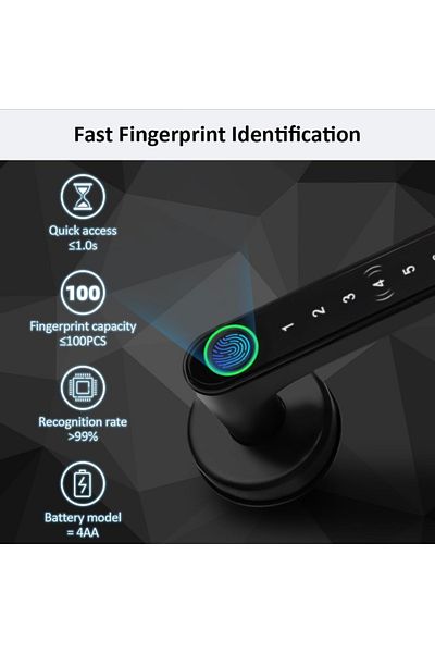 OEM Smart Digital Lock with Fingerprint and PIN Code for Home/Hotel