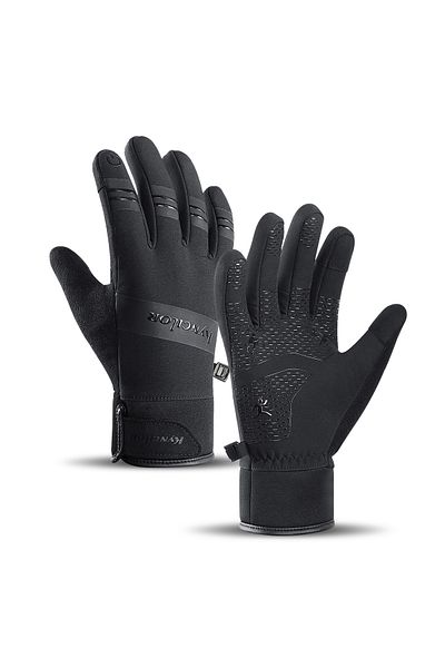 Hurtel Rękawiczki ocieplane dotykowe do telefonu SPORT Outdoor roz. XL czarne