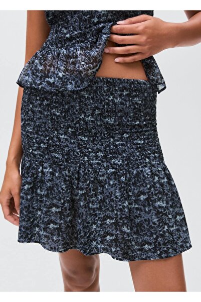 Mango Teen Desenli kısa etek