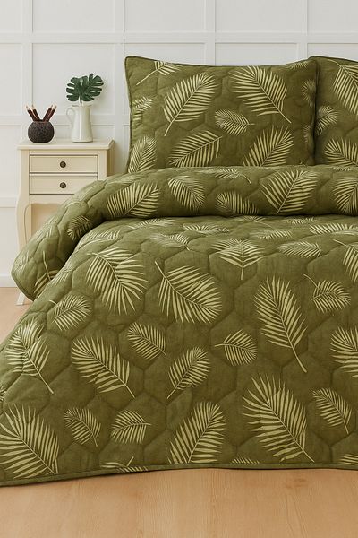 Mislina Home Mauritius Single Quilted Filled Pique 4 Season Honeycomb Dsn | Pillow Case Gift |   160X230Cm