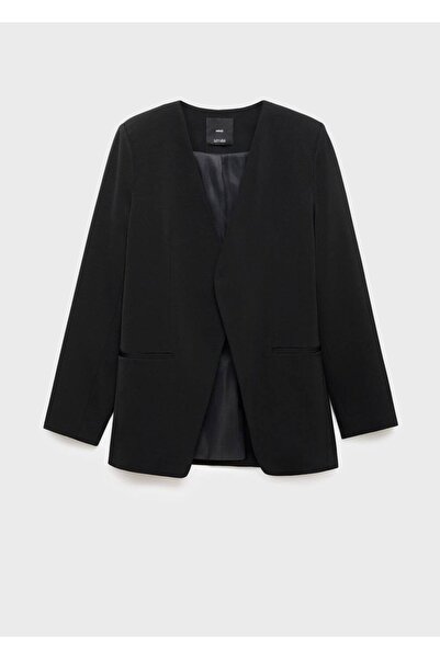 MANGO Woman Kruvaze blazer ceket