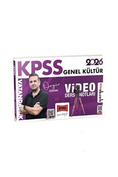 Yargı Yayınları 2026 KPSS Genel Kültür Vatandaşlık Video Ders Notları-Özgür Ö...