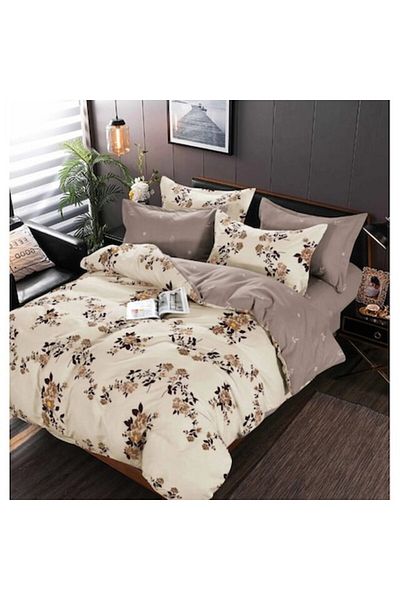 OEM Double Bed Set, 6 Pieces, 2 Persons, 245x250 cm, Special Print, Multicolor