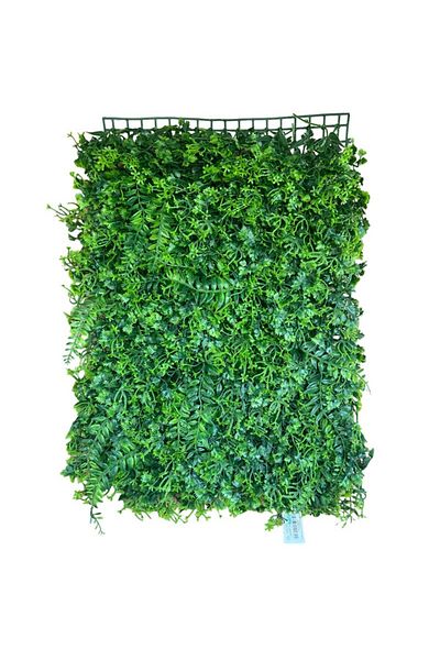 PROCART Gard decorativ verde, frunze artificiale, panou 40x60 cm