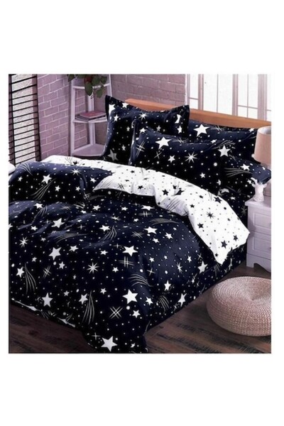 OEM Double Bed Linen, 6 Pieces, 2 People, 245x250 cm, Starry Sky Pattern, Mul...