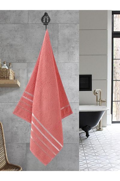 Karna Home Σετ μπαλέτου 4 βαμβακερών πετσετών Ευρεία επιλογή χρωμάτων 70x140