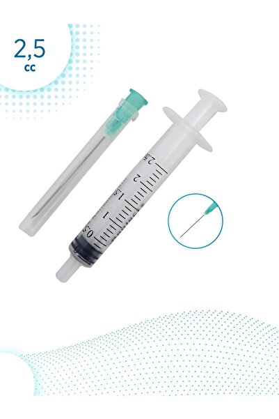 Genject 2,5cc, 38 Mm Tek Kullanımlık Iğneli Şırınga (5 ADET)