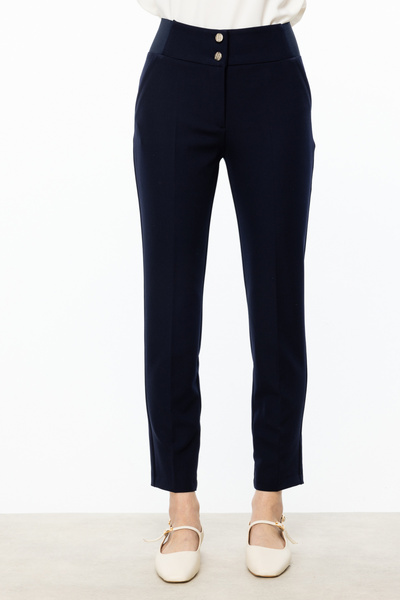 Ekol Παντελόνι με διπλό κουμπί με ελαστική μέση