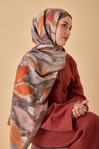Mahal Silkhome Rose Pattern Mayda Shawl