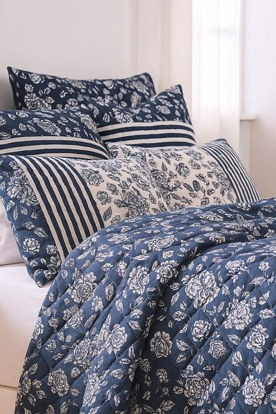 Mislina Home Cayprus Single Quilted Filled Pique 4 Season Baklava Dsn | Pillow Case Gift |   160X230Cm