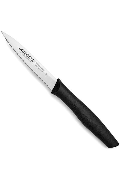ARCOSS Cuțit zimțat NOVA pentru curățarea fructelor și legumelor, lungime 100/211 mm