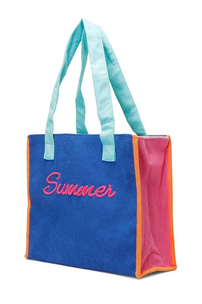 Butigo Γυναικεία τσάντα παραλίας TOWEL SUMMER PLJ 5FX Saks