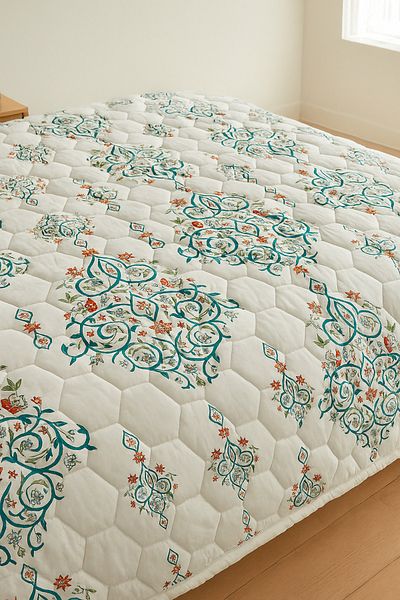 Mislina Home Canary Single Quilted Filled Pique 4 Season Honeycomb Dsn | Pillow Case Gift |   160X230Cm
