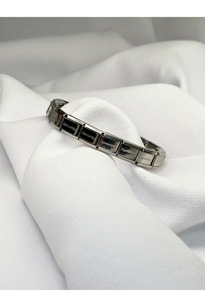 Sumen Butik Steel Italian Bracelet, Italian Bracelet, Silver Color Aabb100