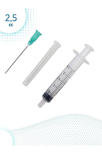Genject 2,5cc, 38 Mm Tek Kullanımlık Iğneli Şırınga (5 ADET)