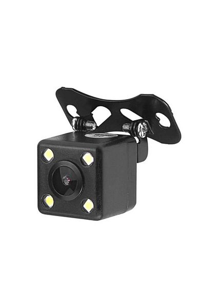 BGRJ Automotive Cameră video spate cu 4 LED-uri, unghi de 170°, cablu de 6 m