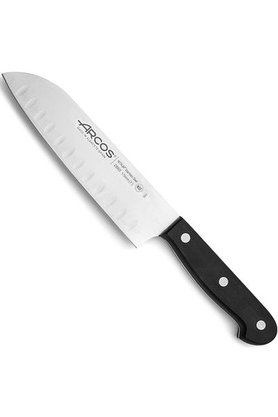 ARCOSS Nóż Santoku ze szlifem kulowym UNIVERSAL dł. 170/290 mm