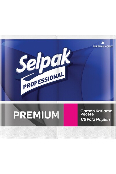 Selpak Premium Garson Katlama Peçete 33X33 Cm 100 Lü 24 Paket 1 Koli