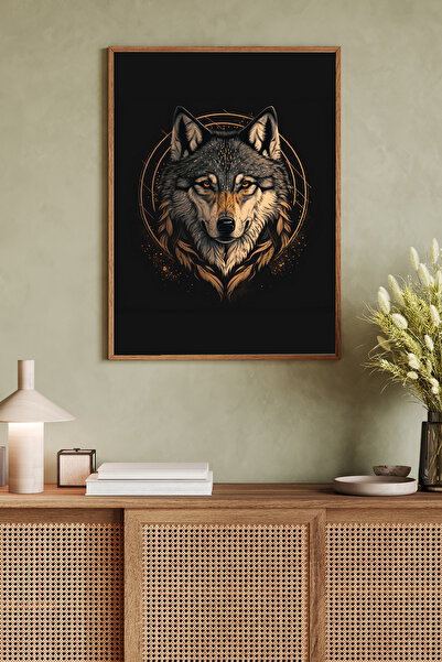 Dekorsiahome Pictură decorativă dintr-o singură bucată cu cadru din lemn TK0743