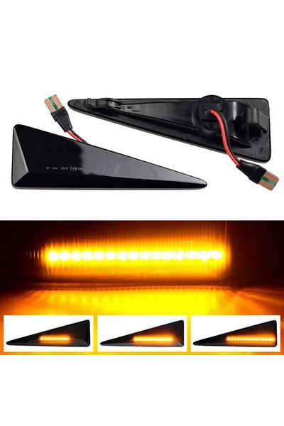 BGRJ Automotive Dynamic turn signal lights Renault Megane, CC, Scenic, Espace