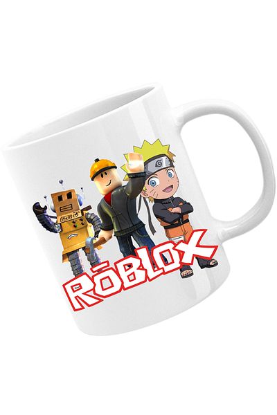 OEM Cana Roblox Naruto Studio Home Platforme, alba, 330 ml