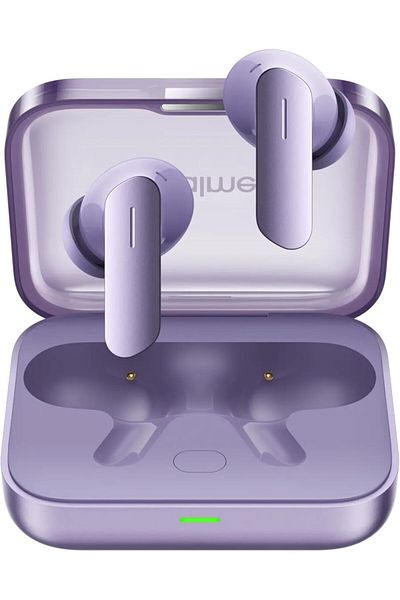 realme Buds Air 7 52dB ANC Hi-Res LHDC 5.0 12.4mm Deep Bass Driver - Lavender purple