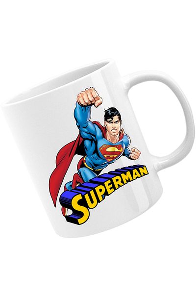 OEM Superman Men of Steel Revine Design Mug, white, 330 ml