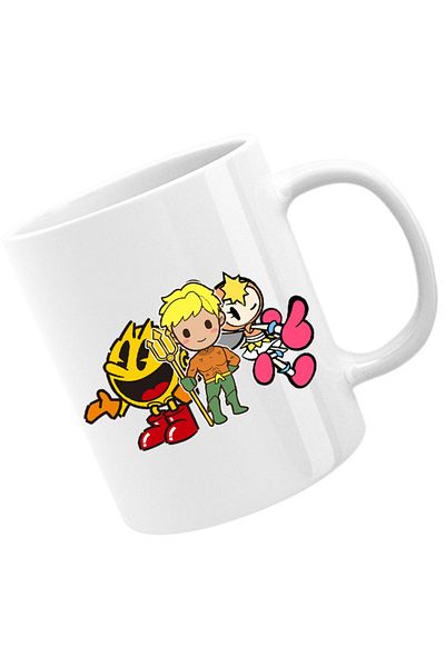 OEM Cana Aquaman Pac Man Bubble Bomberman Lady Action, alba, 330 ml