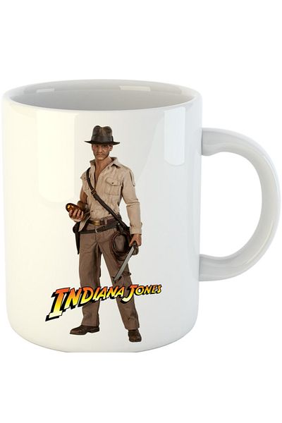 OEM Cana Indiana Jones Travel Treasure Adventure Figure, alba, 330 ml