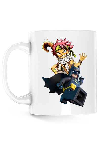 OEM Cana Fairy Tail Batman Anime Manga, alba, 330 ml