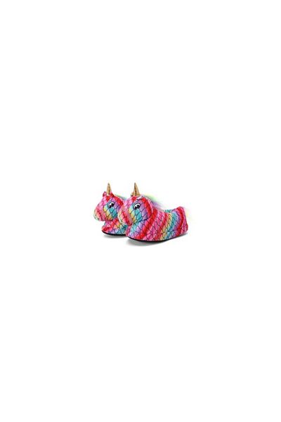 zzz sleep good sleeping !!! Botosei de casa pentru copii, model unicorn cu solzi, marime 36-37