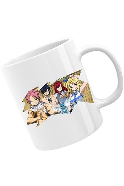 OEM Cana Fairy Tail Best Friends Funny Cat Anime, alba, 330 ml