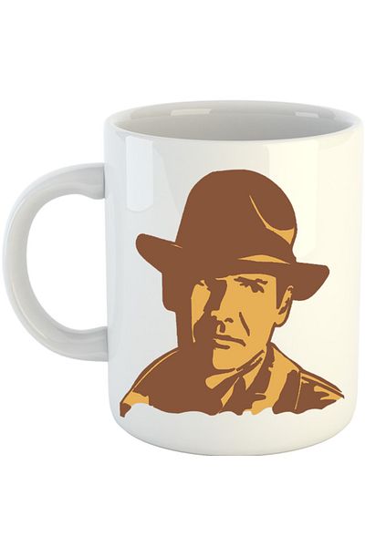 OEM Cana Indiana Jones Portret Art Wolfgang Hohlbein, alba, 330 ml
