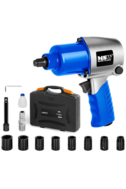 MSW Cheie pneumatică de impact de 1/2" cu chei tubulare 8000 RPM 700 Nm SET