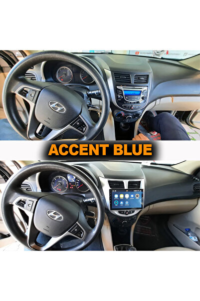 CarSmarT HYUNDAİ ACCENT BLUE 2011/2019 9 İNÇ 8-128 PRO MODEL QLED EKRAN