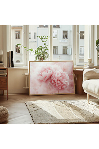 Dekorsiahome Tek Parça Ahşap Çerçeveli Dekoratif Tablo TK0776